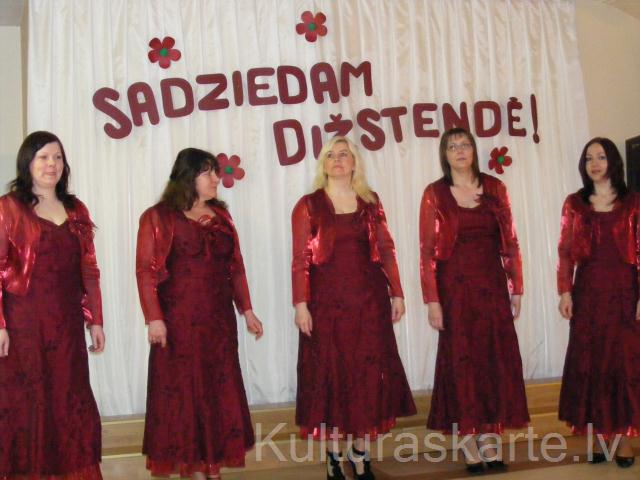 Lībagu BLPC sieviešu vokālais ansamblis "Alba", vadītāja Valida Veidele 14.04.2012.